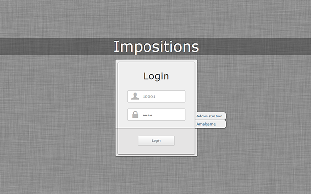 Webapplication Impositions & Amalgames