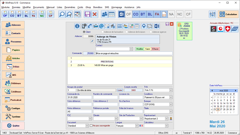 Logiciel WinClass
