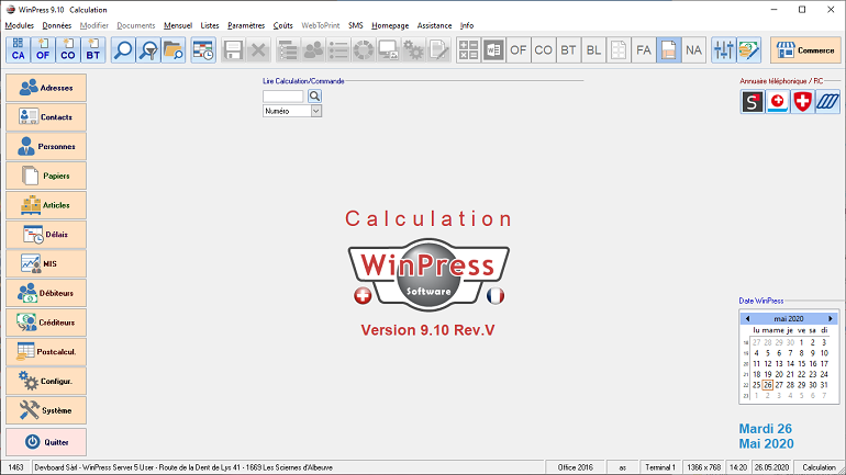 Logiciel WinPress
