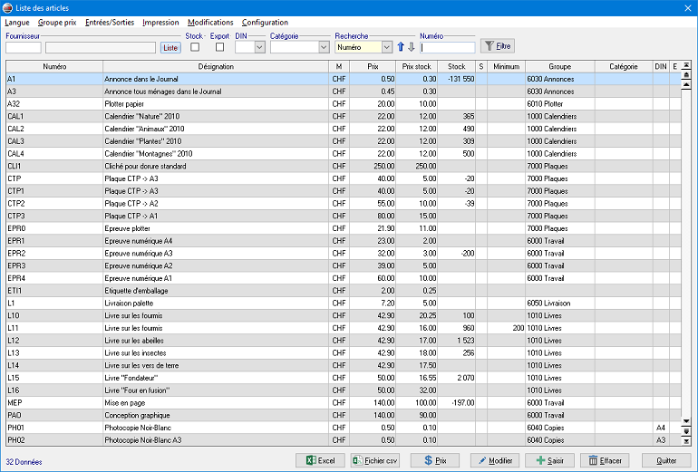 Logiciel WinPress